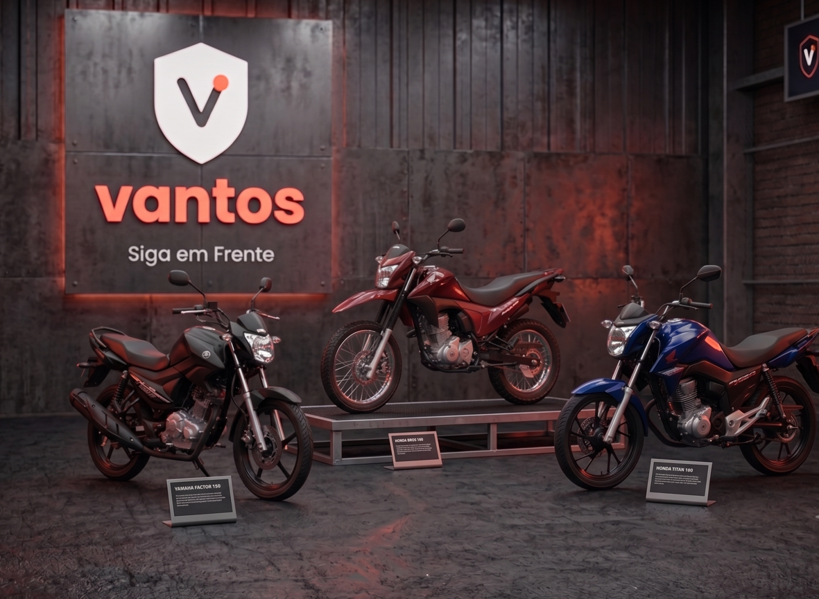 Moto protegida pela Vantos